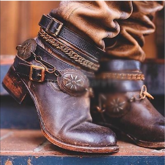 Freebird Abbot Abott NEW brown leather boots 8, 9 - Picture 2 of 2